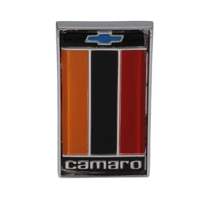 AMD Trunk Emblem, Camaro with Bowtie Orange, 75-77 Camaro T-6839