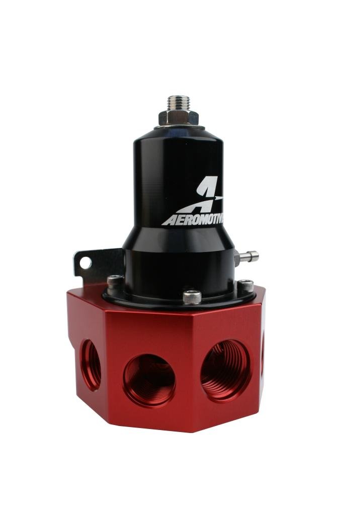 Aeromotive Extreme Flow 5-Port EFI Fuel Pressure Regulator for Belt Drive and Hex Drive Fuel Pumps 13133