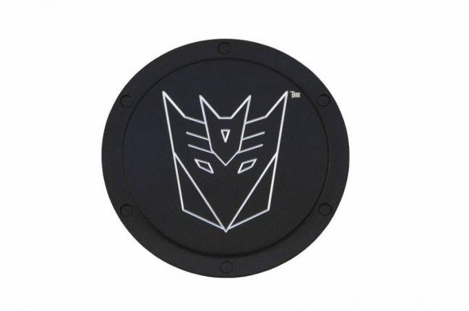 DefenderWorx Transformers Decepticon Logo, Black Billet Non-Locking Gas Door TT-1004