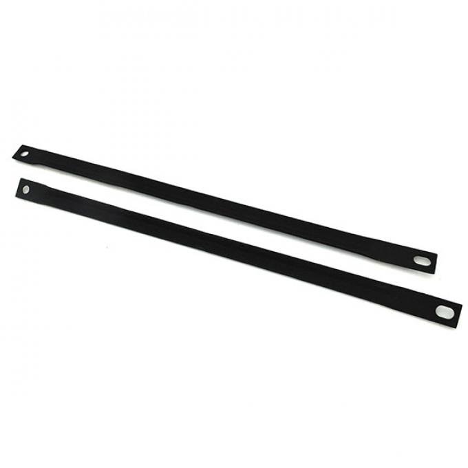 Firebird and Trans Am Fender Brace to Core Support Reinforcement Bars, Raw Steel, 1977-1981