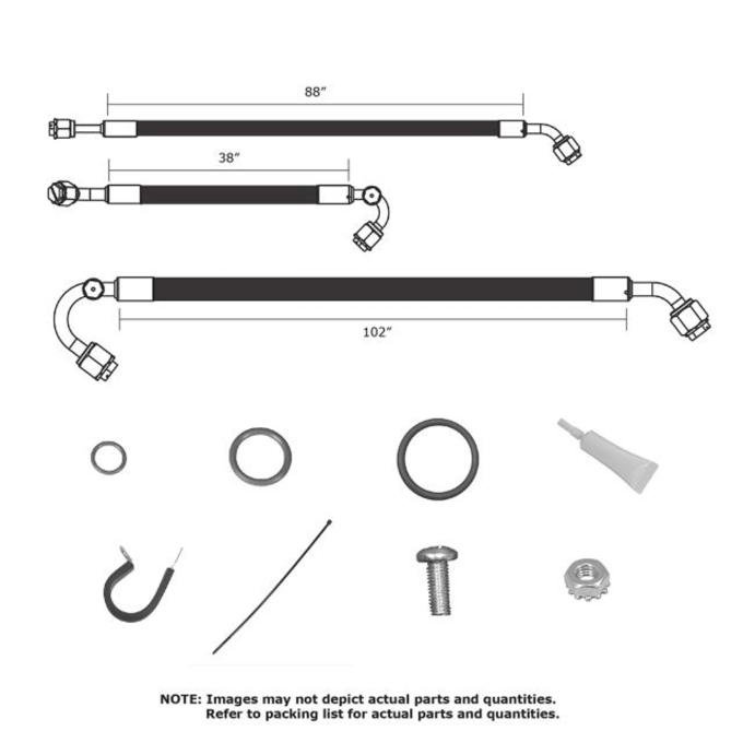 Vintage Air 1970-72 Monte Carlo SureFit™ Reduced Barrier Standard Hose Kit 524474