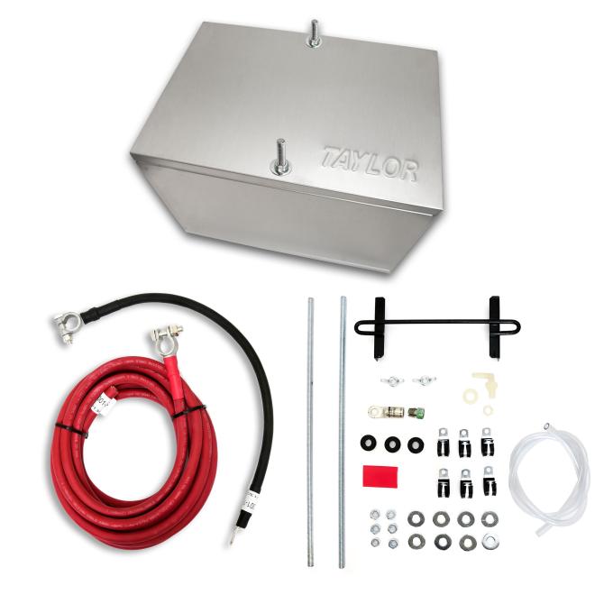Taylor Cable 100 Series Aluminum Battery Box with 1 Gauge Welding Cable Kit 48104