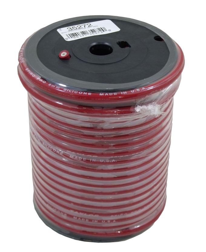 Taylor Cable 10.4mm 409 Series Bulk Spark Plug Wire, Red, 100 Feet 36272