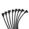 Taylor Cable LS Engines Universal 8mm Spiro-Pro Spark Plug Wire Sets, 90&deg; Spark Plug Boot Angle, Black 73061
