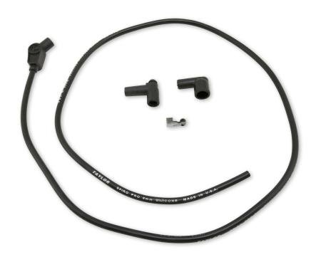 Taylor Cable Universal 8mm Spiro-Pro Spark Plug/Coil Wire Repair Kits, 135&deg; Plug Boot, Black 45401