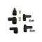 Taylor Cable Universal 8mm Spiro-Pro Spark Plug/Coil Wire Repair Kits, Coil Wire Kit, Red 45429