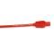Taylor Cable Universal 8mm Spiro-Pro Spark Plug Wire Set, 4 Cylinders, 180&deg; Spark Plug Boot Angle, Red 73235