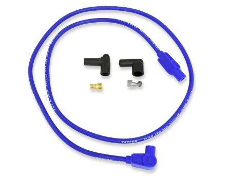Taylor Cable Universal 8mm Spiro-Pro Spark Plug/Coil Wire Repair Kits, 90&deg;/180&deg; Plug Boot, Blue 45463