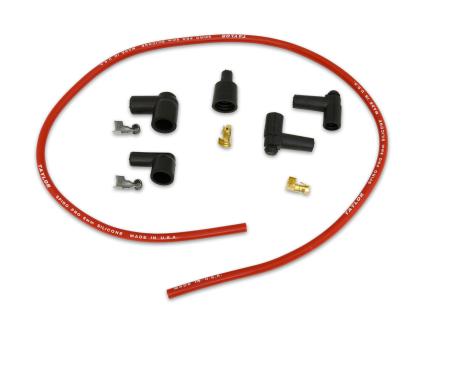Taylor Cable Universal 8mm Spiro-Pro Spark Plug/Coil Wire Repair Kits, Coil Wire Kit, Red 45429