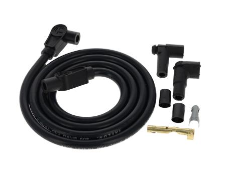 Taylor Cable Universal 10.4mm 409 Series Spark Plug/Coil Wire Repair Kits, 90&deg;/180&deg; Plug Boot, Black 45903