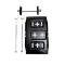 Taylor Cable Single Trunk Mount Battery Relocation Kit with 1 Gauge Battery Cable 48010