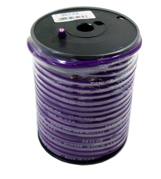 Taylor Cable 8mm Spiro-Pro Bulk Spark Plug Wire, Purple, 100 Feet 35172