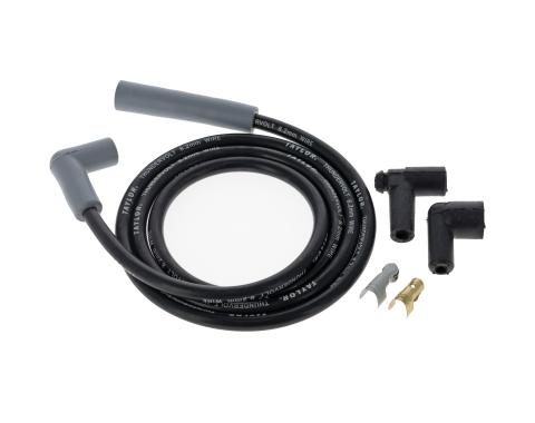 Taylor Cable Universal 8.2mm Thundervolt Spark Plug/Coil Wire Repair Kits, 90&deg;/180&deg; Plug Boot, Black 45103