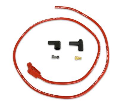 Taylor Cable Universal 8mm Spiro-Pro Spark Plug/Coil Wire Repair Kits, 135&deg; Plug Boot, Red 45421