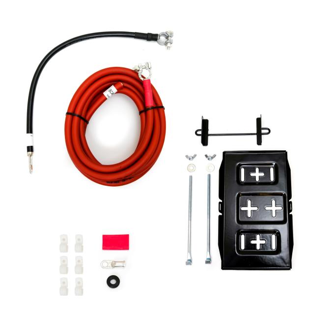 Taylor Cable Single Trunk Mount Battery Relocation Kit with 1 Gauge Battery Cable 48010