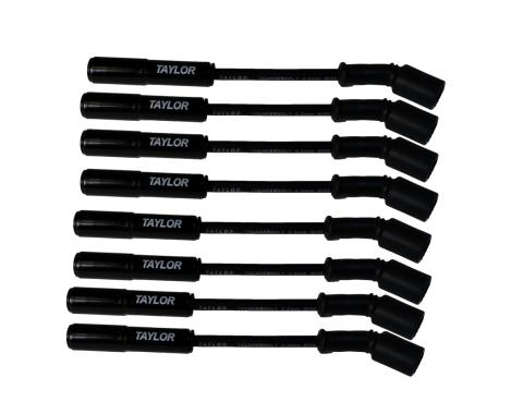 Taylor Cable 1999-07 GM LS-Series V8 with Square Coil Connector 8.2mm Thundervolt Black Ceramic Boots Spark Plug Wire Set 85005-B
