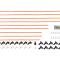 Taylor Cable Universal 8mm Spiro-Pro Spark Plug Wire Set, 8 Cylinders, 180&deg; Spark Plug Boot Angle, Orange 78355
