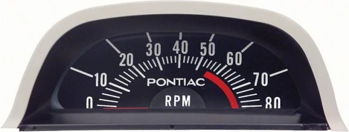 AMD Hood Tachometer, 5500 Redline (V8 Point Ignition), 68 Firebird K-6468973
