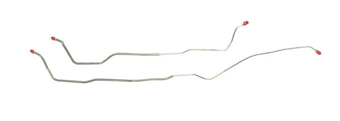 Classic Performance Rear OEM Disc Brake Axle Line Kit 68 Camaro & Nova W/Multi Leafs, Stock Rear End, Drums, 2 Lines FRA6805