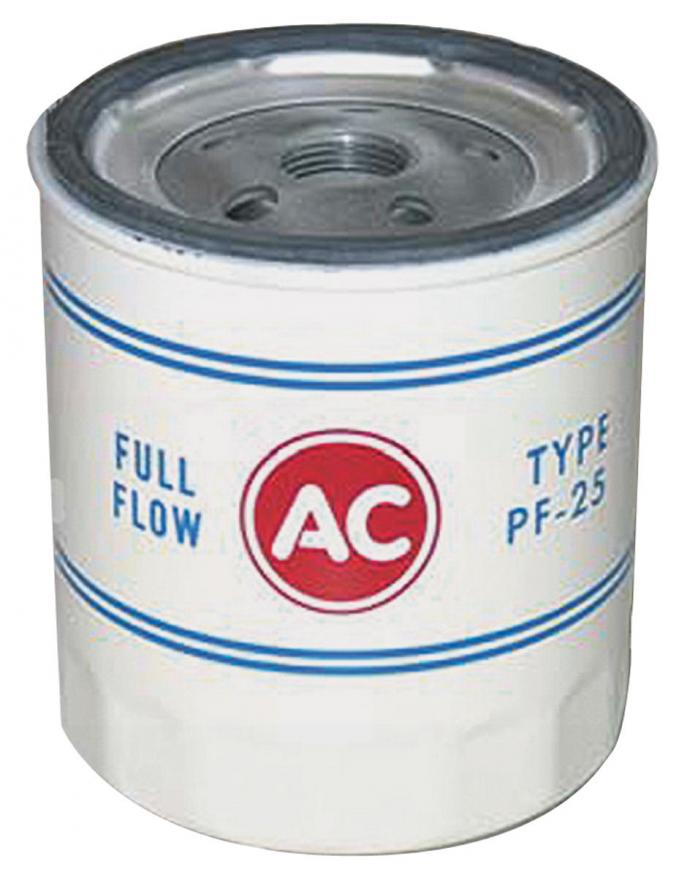 Camaro Oil Filter, PF25, AC, 1968-1969