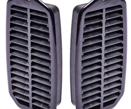 Redline Restomotive® 1970-1992 GM Car & Truck Door Jamb Vent Grille 2 Piece Set