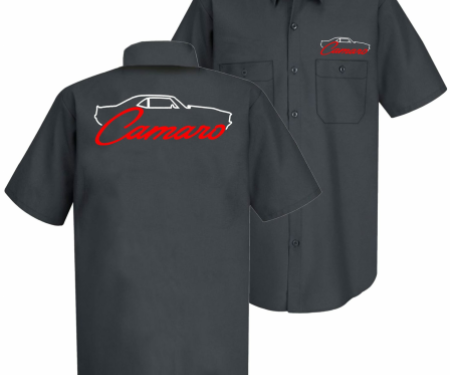 Red Kap 1st Gen Camaro Silhouette EMB Mech T-Shirt