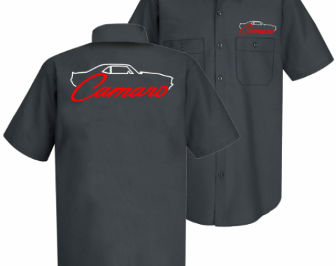 Red Kap 1st Gen Camaro Silhouette EMB Mech T-Shirt