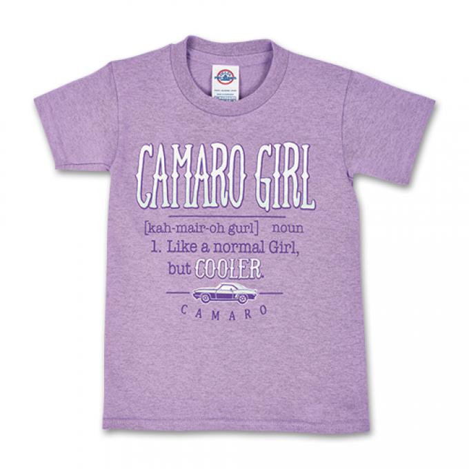 Youth Camaro Girl T-Shirt