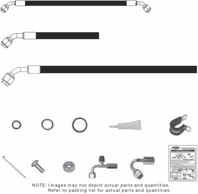 Vintage Air 1970-73 Camaro SureFit™ Reduced Barrier Modified Hose Kit 526697