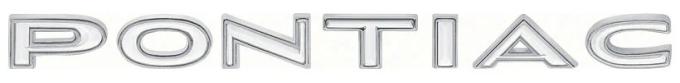 AMD Rear Body Letters, "PONTIAC", 70-73 Firebird K-K1049