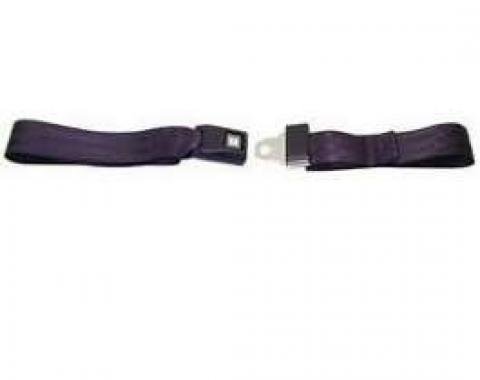 Firebird Seat Belt, Front, Black, 1967-1969