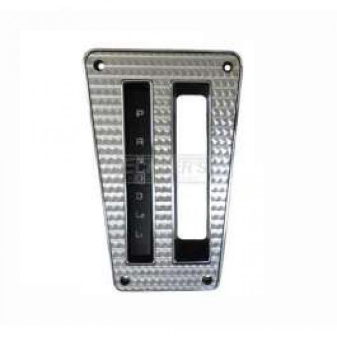 thumbnail image 2 of MCI Black Automatic Console Shift Plate Pattern Insert For 1970-81 Firebird / 1973-81 Camaro – CON-193 2 of 6