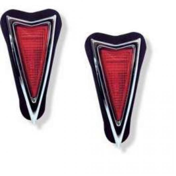 Firebird Side Marker Lamps, Rear Assembly, 1968