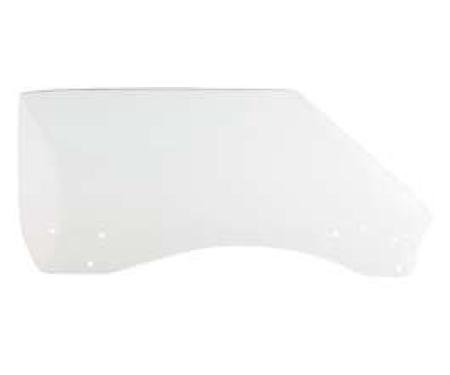 Firebird Door Window Glass, Clear, Coupe & Convertible, Right, 1968-1969