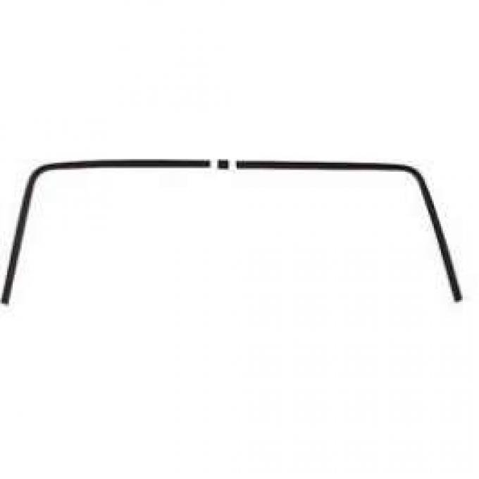 Firebird Headliner Trim Molding, Rear, 1967-1968