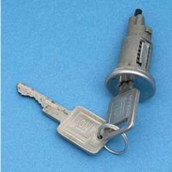 Firebird Ignition Lock, With Late Style Keys, 1968