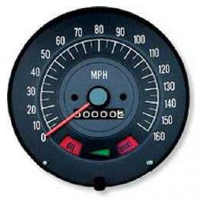 Firebird Speedometer, 160 m.p.h., With Gauges, 1968-1969