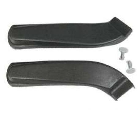 Firebird Bucket & Bench Seat Hinge Arm Covers, With Fasteners, 1967-1970