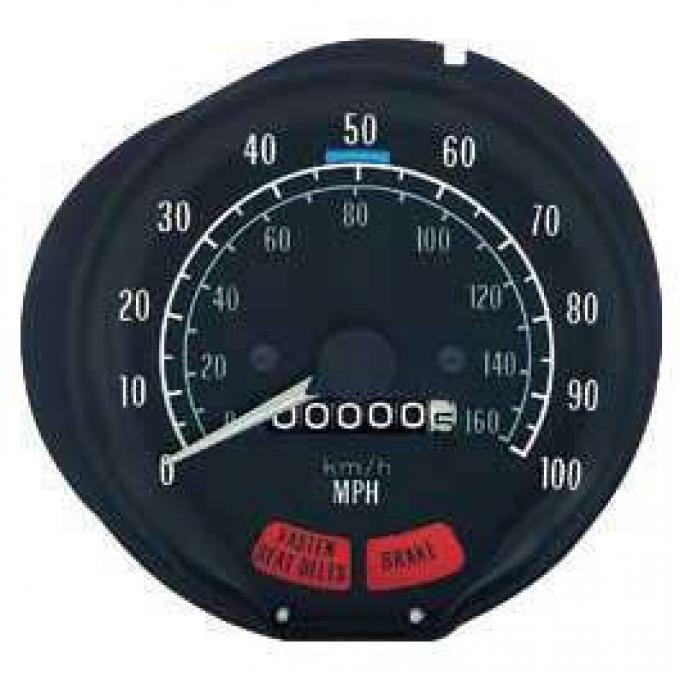 Firebird Speedometer, 100mph, 1975-1979