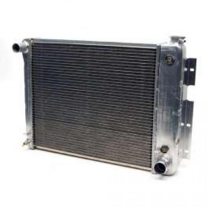 Firebird Radiator, Aluminum, 21, Griffin HP Series, For Cars With Automatic Transmission, 1967-1969