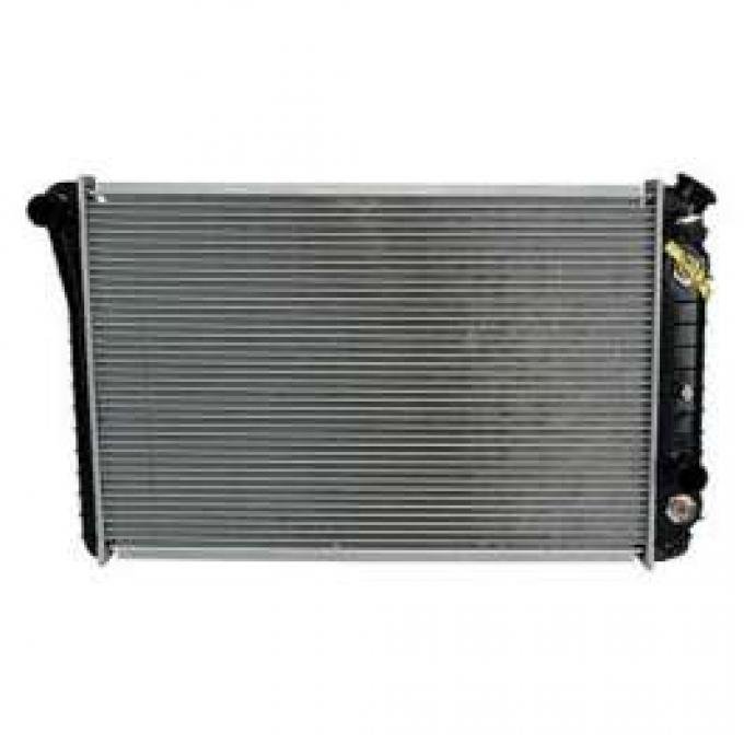Firebird Radiator, Replacement Aluminum / Plastic, Auto or Manual Transmission, V6, V8, or 4 Cylinder, 1982-1992