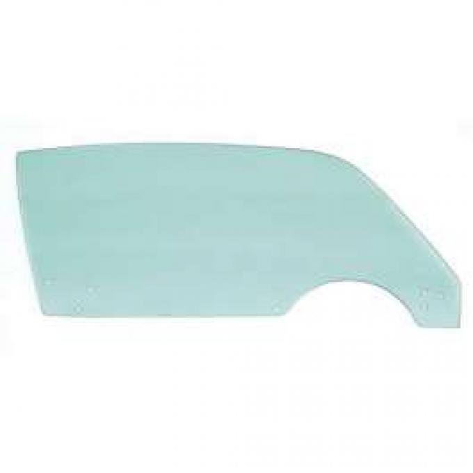 Firebird Door Glass, Green Tinted, Right, 1970-1981