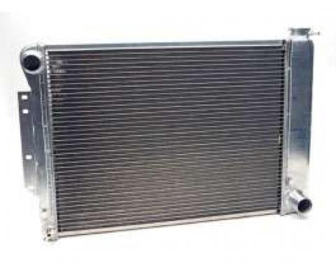 Firebird Radiator, Aluminum, 23, Griffin HP Series, For Cars With Manual Transmission, 1967-1969