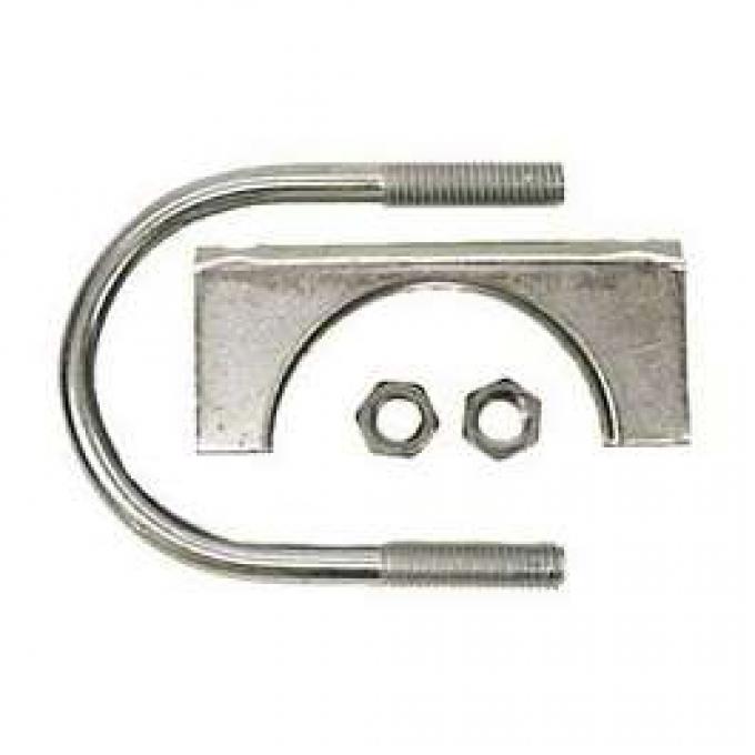 Firebird Exhaust Muffler Clamp, Steel, 2, 1967-2002