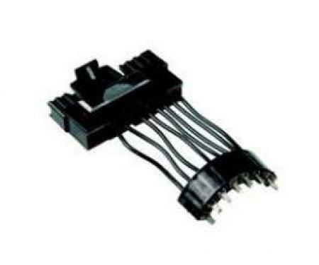 Firebird Turn Signal Switch Wiring Harness Adapter, Flat To Curved Connector, 1967-1968