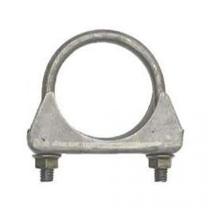 Firebird Exhaust Muffler Clamp, Cradle Style, Steel, 2, 1967-2002