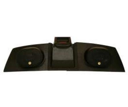 Firebird Package Tray, Rear, With Speakers & 3rd Brake Light, 1967-1969