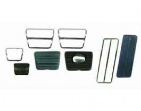 Firebird Pedal Pad & Trim Kit, For Cars With Front Disc Brakes & Manual Transmission, 1967-1968
