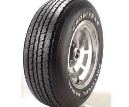 Tire, Goodyear, Polyester Radial, P225-70R-15, Raised White Letters