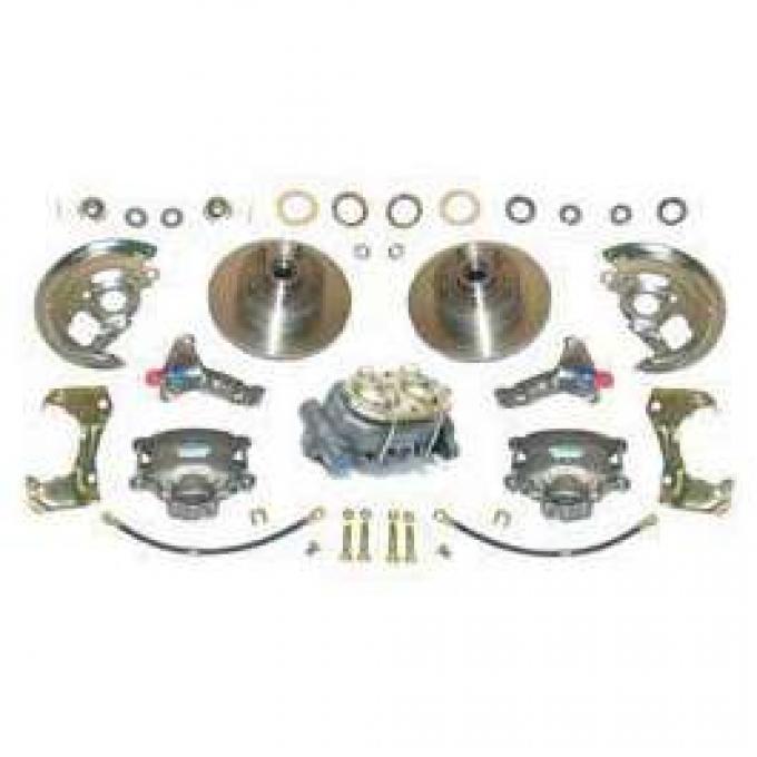 Firebird Disc Brake Conversion Kit, Complete, Front, For Cars With Manual Brakes, 1967-1969